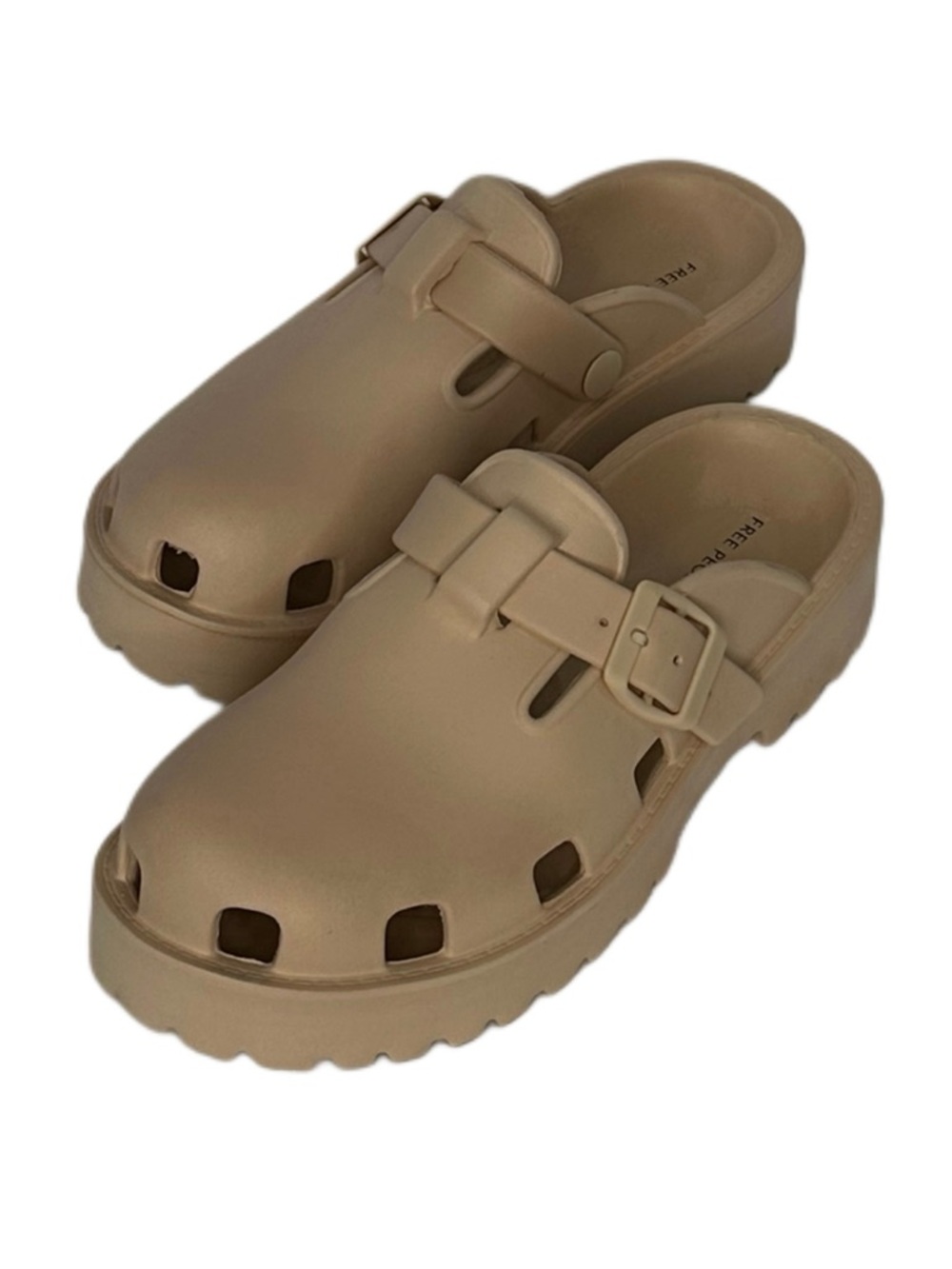 Free People Silicone Karlie Buckle Clog